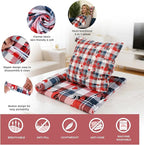 3 in 1 Travel Pillow Blanket Set with Removable Flannel Blanket Throw,Hand Warmer Pockets,Pillow (Color2, 60in*79in)