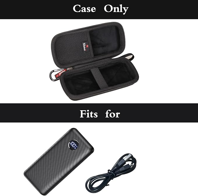 Hard Storage Case for IAPOS for Charmast for RONEGN for POIYTL for RGVOTA for SABANI for OHOVIV for RGVOTA for Pxwaxpy for FOCHEW for LOVELEDI Portable Charger, Case Only