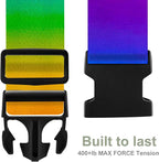 Luggage Straps for Suitcases TSA Approved Easy Pack Organized Suitcase Strap, Luggage Strap, Luggage Belt Strap, Bag Straps for Luggage. Buckle Straps Travel Accessories (Colorful)