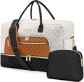 Travel Duffle Bag Weekender for Women - Carry-On Overnight Bag Personal Item Bag with Shoe Compartment & Wet Pocket Large Weekend Tote Bags with Toiletry Bag Hospital Bags for Labor and Delivery