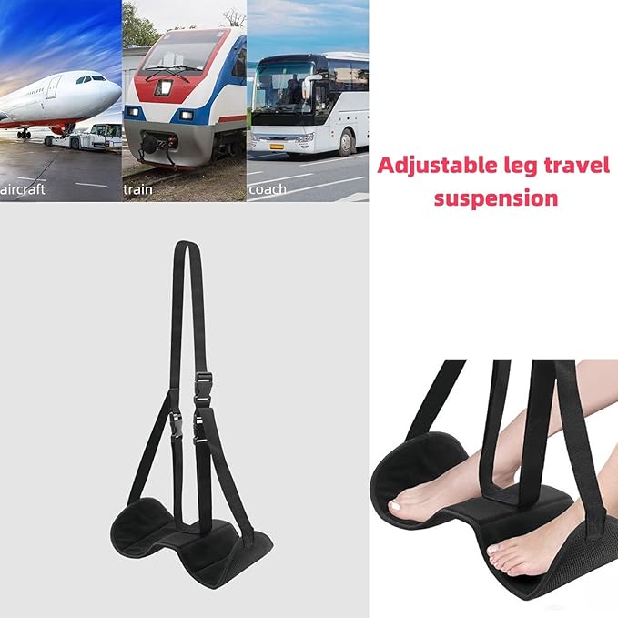 Airplane Footrest Foot Hammock Office Footrest Foot Hammock for Airplane Travel Accessories Plane Footrest