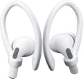 2 Pairs [Middle & Large] Ear Hooks Compatible with AirPods Pro 3, 2, Pro, AirPods 4, 3, 2 & 1, Upgraded Anti Slip Sports Clip Hooks for AirPods 1, 2, 3, 4,Pro, Pro 2 – White