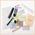 Trail maker (50 Pack) Bulk Hygiene Kits – 15-Piece Toiletry Set per Pack for Homeless Care, Travel, Emergency Shelters, TSA Friendly Essentials & Charity Donations