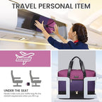 LOVEVOOK Weekender Bag, Large Travel Duffel Bag for Women with 2 Packing Cubes, Carry on Overnight Bag with Shoe Compartment, Mom Hospital Bags for Labor and Delivery