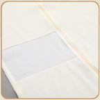 Aliceset 6 Pcs 24 x 65 inches Cotton Garment Bags for Hanging Clothes, Canvas Suit Bags for Clothes Coats Jackets Shirts Closet Storage Travel Gusseted Hanging Garment Cover