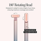 Solawave 4-in-1 Red Light Therapy Wand for Face & Neck | Beauty Device with Galvanic Current, Massager & Warmth | Anti-Aging, Wrinkle Reduction, Skin Tightening, Depuffing & Rejuvenation (Ombre)