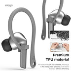 elago Ear Hooks Designed for Samsung Galaxy Buds 3 &Galaxy Buds 3 Pro Earbuds Accessories, Anti-Slip, Ergonomic Design, Comfortable Fit (Dark Gray)