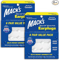 Mack's Pillow Soft Silicone Earplugs - 6 Pair (Pack of 2), Value Pack – The Original Moldable Silicone Putty Ear Plugs for Sleeping, Snoring, Swimming, Travel, Concerts and Studying