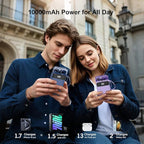 Portable Charger Built-in Cables,10000mAh Power Bank for iPhone,Fast Charge USB C Battery Pack Travel Essentials Slim Lightweight Powerbank Compatible with iPhone 17/16/15/14, Samsung, Android, etc