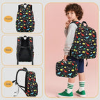 CAMTOP Preschool Backpack for Kids Boys Girls Toddler Backpack Kindergarten School Bookbags for Age 3-8 (Colorful Dinosaur)