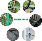 Zip Ties Assorted Sizes(4”+6”+8”+12”), 400 Pack, Green Cable Ties,Multi-Purpose Self-Locking Nylon Cable Cord Management,Plastic Wire Ties for indoor and outdoor use.