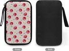 Cherries Travel Cord Organizer Case Cord Organizer Travel Large Storage Bag holds Phone Power Bank SD Card Tech Accessory Electronic Accessories Carry Case