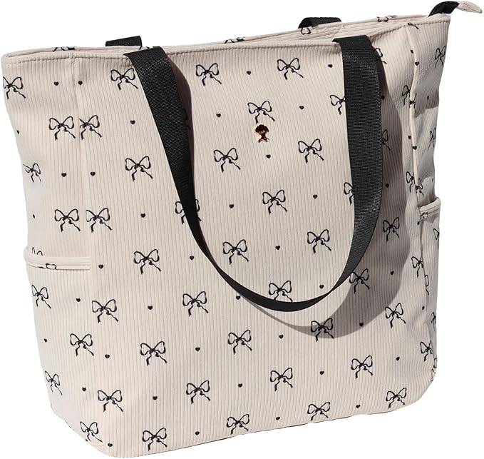 Original Floral Water Resistant Large Tote Bag Shoulder Bag for Gym Beach Travel Daily Bags Upgraded