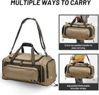 MIER Large Gym Bag for Men Sports Duffle Bag with Shoe Compartment 60L Lightweight Duffel Bags for Workout Fitness Travel