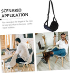 Portable Airplane Foot Hammock Comfort Footrest for Travel Office and Home Use Lightweight Hanging Foot Cushion