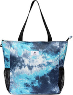 Original Floral Water Resistant Large Tote Bag Shoulder Bag for Gym Beach Travel Daily Bags Upgraded