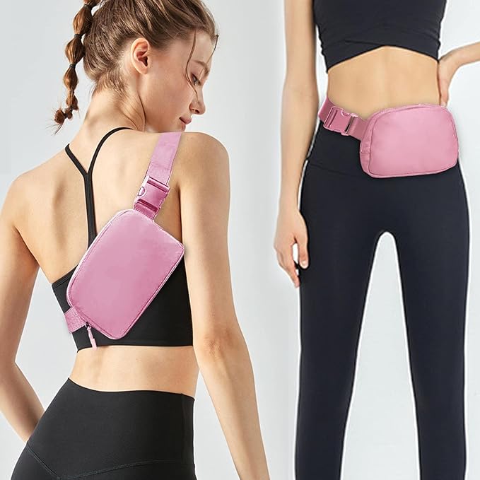 Amazerbst Fanny Pack, Everywhere Belt Bag,40 Inch Adjustable Strap for Women and Men,Waterproof