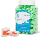 LYSIAN 100 Pairs Slim Foam Ear Plugs for Small Ear Canals Women, 35dB SNR Noise Canceling Sound Blocking Reduction Earplugs for Sleeping, Snoring, Work, Shooting, Studying, Loud Noise