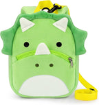 mibasies Toddler Backpacks for Girls 2-4: Plush Backpack -3D Animal Cartoon Mini Travel Bag -10 inch Toddler Backpack Leash