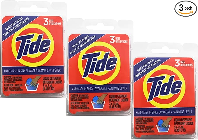 Tide Sink Packs Laundry Detergent Does 3 Loads (3 packs of 3)