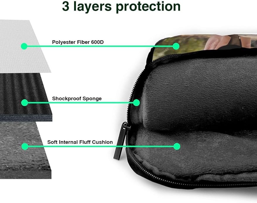 Custom Laptop Bag Personalized Laptop Case Sleeve Shoulder Bag With Photo Logo Text Slim Computer Messenger Briefcases
