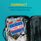 Be Smart Get Prepared 110 pc First Aid Kit: Clean, Treat, Protect Minor Cuts, Home, Office, Car, School, Business, Travel, Emergency, Outdoor, Camping & Sports, FSA/HSA (Packaging may vary)