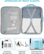LARVENDER Carry on Luggage 22x14x9 Airline Approved, Expandable 20 Inch Hardside Large Suitcase with Wheels TSA Lock, Lightweigh PC+ABS Travel Carry-on Suitcases for Women and Men, Cotton Candy