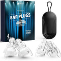 Reure High Fidelity Concert Ear Plugs, Noise Cancelling Silicone Ear Plugs 2 Pairs Great for Concerts Loud Music, Musicians, Motorcycles, Airplanes, Raves, Hearing Protection -23 dB