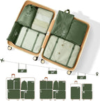 8 Set Packing Cubes for Travel Suitcase Organizer Bags Luggage Packing Cubes Set Travel Essentials Accessories Gifts for Women
