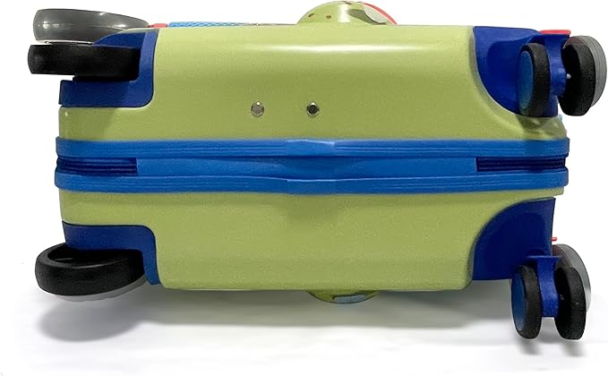 Fast Forward 18" Bluey Kids Ride On Luggage-HardShell Rolling Travel Suitcase-Lightweight Ride On Suitcase For Kids