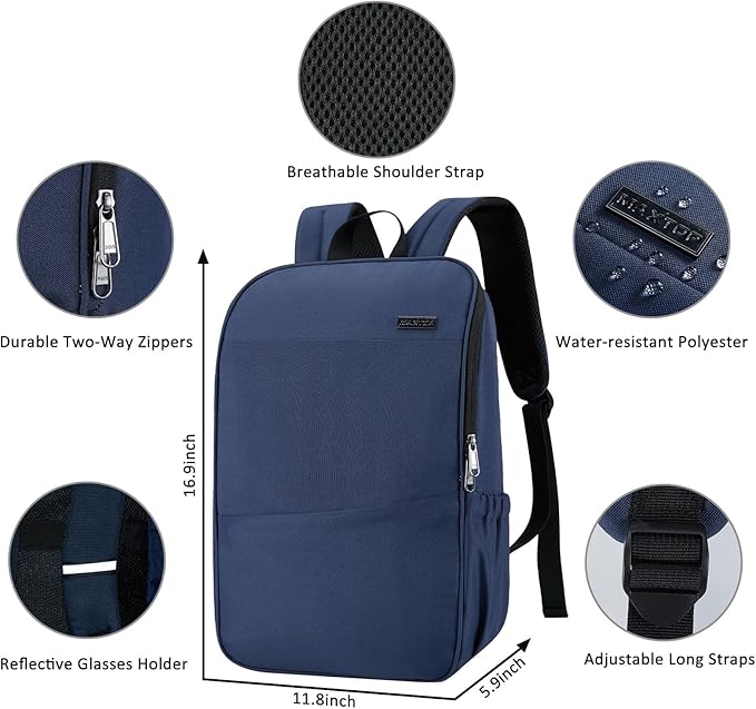 MAXTOP Deep Storage Laptop Backpack Business Anti-theft Backpacks[Water Resistant] Work College Business Travel Computer Backpack for Men Women Fits up to 16" Notebook