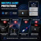 GPS Tracker for Vehicles Cars with Long Battery Life up to 90 Days, Strong Magnet, Unlimited Range, Geo-Fence, 4G Real Time Car Tracker Device Hidden Vehicle Tracking, Subscription Needed