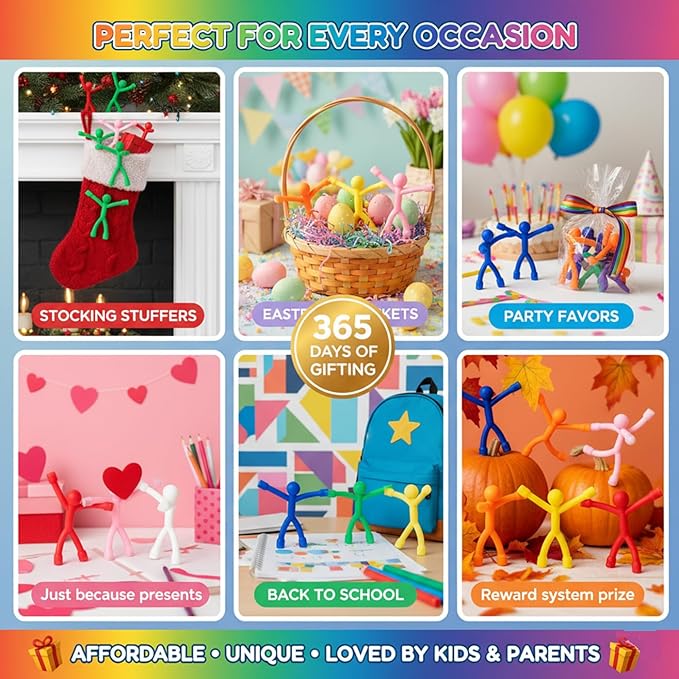 MAGMEN Airplane & Road Trip Toy 10-Pack Solid Colors - Quiet Time Activities for Kids - Sensory Magnetic Fidget Travel Toys for Car, Airplane, & Restaurants - STEM Building Figures8 | Screen-Free Fun