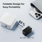 2 Pack 200W USB C Charger Block, Foldable 4-Port GaN5 Super Fast Charger USB C, Dual 65W Type C Charging Block, Laptop Fast Charging Adapter for MacBook Pro/Air, iPad, iPhone, Samsung Galaxy Black