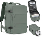 Extra Backpack For Traveling On Airplane Travel Backpack For Women Men Airline Approved Carry On Bags For Airplanes Gym Bag With Shoe Compartment Waterproof Laptop Backpack Camping Hiking Backpack