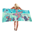 Beach Towel Microfiber Beach Towels Sand Free Quick Dry Lightweight Travel Towels Oversized Large Quick Cute Starfish Design 30×60 inch Beach Towels for Kids Women Men Pool Swim