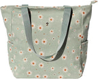 Original Floral Water Resistant Large Tote Bag Shoulder Bag for Gym Beach Travel Daily Bags Upgraded