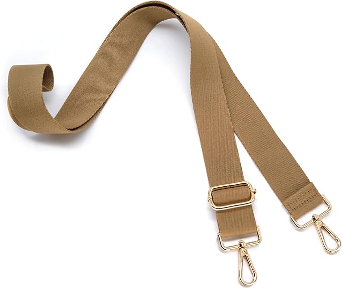 S&loyoe Thickened Solid Color Purse Straps Replacement Crossbody Bag Strap Adjustable Wide Guitar Straps for Handbags 1.5inch