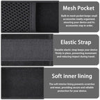 Hard Carrying Case for medicube Booster Pro 6-in-1 Real Glass Glow Beauty Massager, Shockproof EVA Storage Organizer with Mesh Pocket, Portable Travel Case, Black