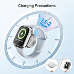 Elebase Apple Watch 11 Charger,5W USB C Magnetic Charging Adapter for iWatch USBC & iPhone Power Port,Portable Type C Wireless Watch Charger Dock for iWatch Series 10 9 8 7 6 Ultra SE 3 2,42/46/44mm