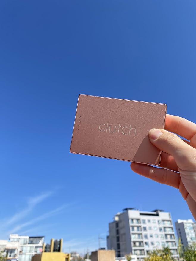 Clutch - Pro USB-C Portable Charger - Compatible with iPhone 15, 16, 17 & Android Devices - Power Bank Magnetic Battery - TSA Travel Approved - USB Rechargeable - Built-in Cable - 5000 mAh - 3.7oz