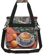 Coffee Maker Travel Bag Compatible with Keurig K-Mini, K-Mini Plus or Other Accessories, Portable Coffee Maker Case with Shoulder Strap for Travel(Bag Only)