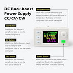 SK-120X Power Converter Color Display Adjustable 120W DC DC Buck Boost Power Converter CC CV 6-36V to 0-36V 5V 6V 12V 24V Power Module Regulated Laboratory Power Supply