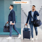 Lifewit Large Lunch Bag, Insulated Lunch Box, Soft Cooler Cooling Tote for Adult Men Women, Dark Blue 40-Can (24L)
