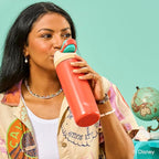 Owala Disney Princess FreeSip Insulated Stainless Steel Water Bottle with Straw for Sports and Travel, BPA-Free Sports Water Bottle, 24 oz, Moana