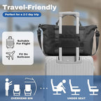 Weekender Duffel Bags for Women， Travel Totes Bag for Airplane Essentials, Overnight Bags for Women with Trolley Sleeve, Large Carry On Hospital Bag for Labor and Delivery, Sport, Gym