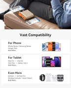 INIU Smallest 20000mAh Power Bank, 22.5W PD Fast Charging Portable Charger with Detachable Cable, Flight-Safe Battery Pack with LED Display for iPhone 17 16, iPad, Travel, Hiking, Camping, Beige