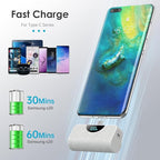 [2-Pack] Mini Portable Charger 5200mAh Power Bank,3A PD USB C Cell Phone Portable Power, LCD Display Battery Pack Compatible with iPhone 17/17 Air/16/16 pro/15/15 pro Max/Android/Samsung/Moto/LG etc