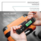 TravelArim Portable Luggage Scale Travel Digital, 110lb/50kg Suitcase Luggage Weight Scale with Hook, Backlight LCD Display with Battery Included