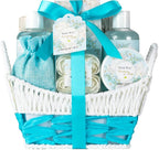 Mothers Day Gifts for Women, Bath & Body Gift Basket, Gardenia Tulip Gifts for Mom Spa Gift Set for Women, Self-Care Relaxation Gift, Home Spa Kit Mini Bag Wallet, Birthday, Christmas, Anniversary